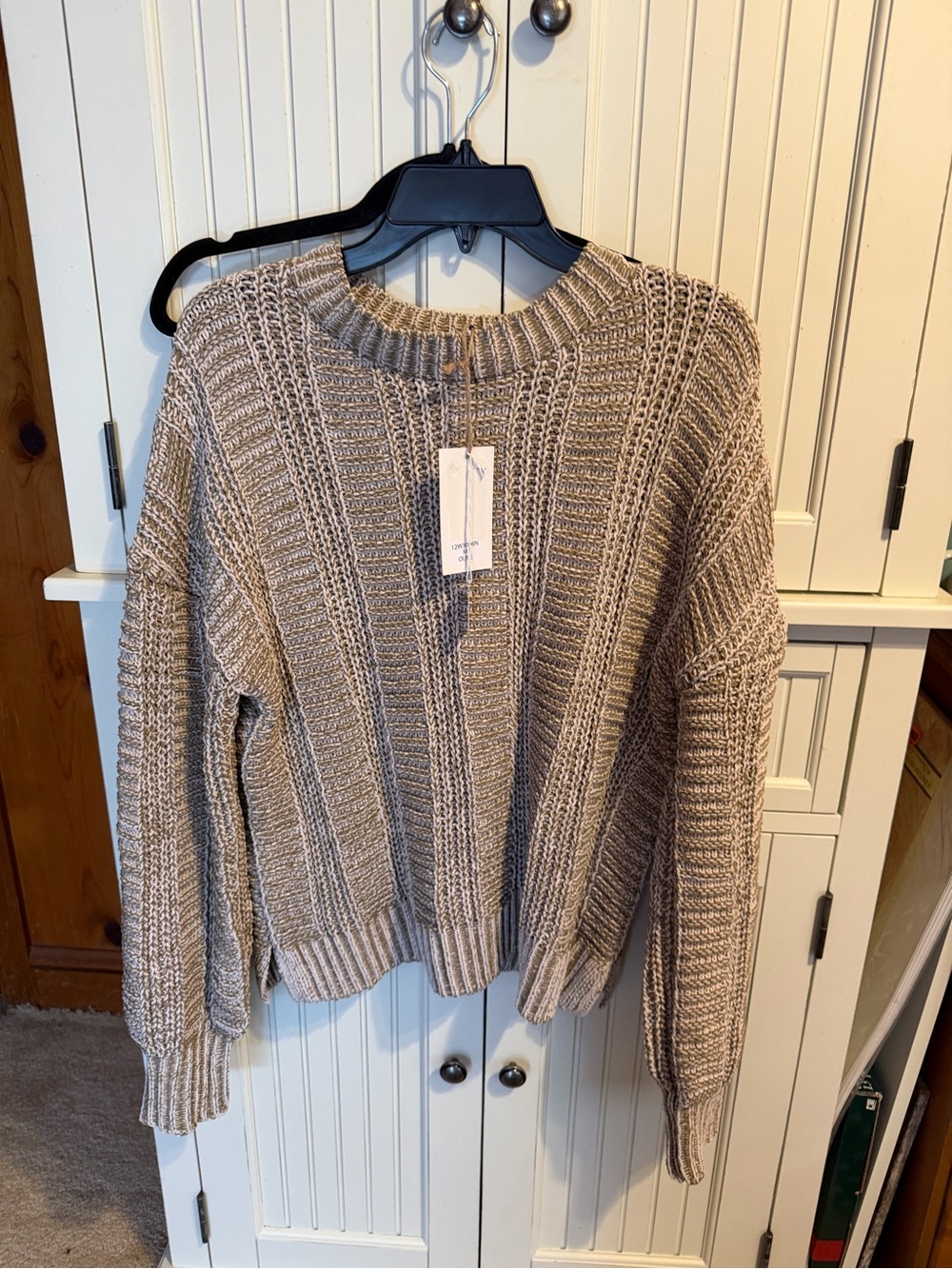 Cozy Chunky Knit Crewneck Sweater